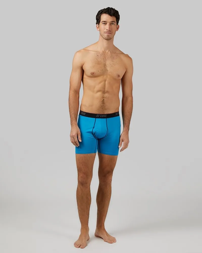 32 Degrees Men??s 4 Pack Cool Active Boxer Brief | Anti-Odor | Quick Drying | 4-Way Stretch