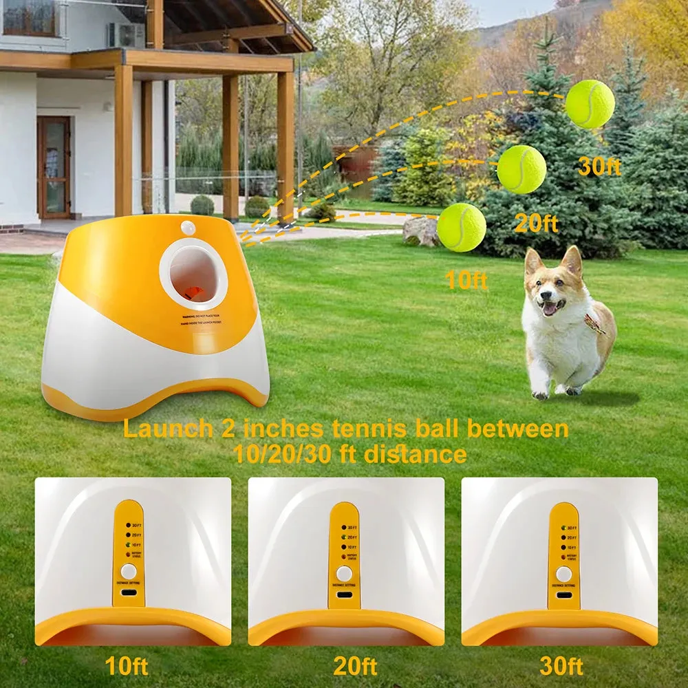Automatic Dog Ball Launcher, Indoor/Outdoor Pet Toy