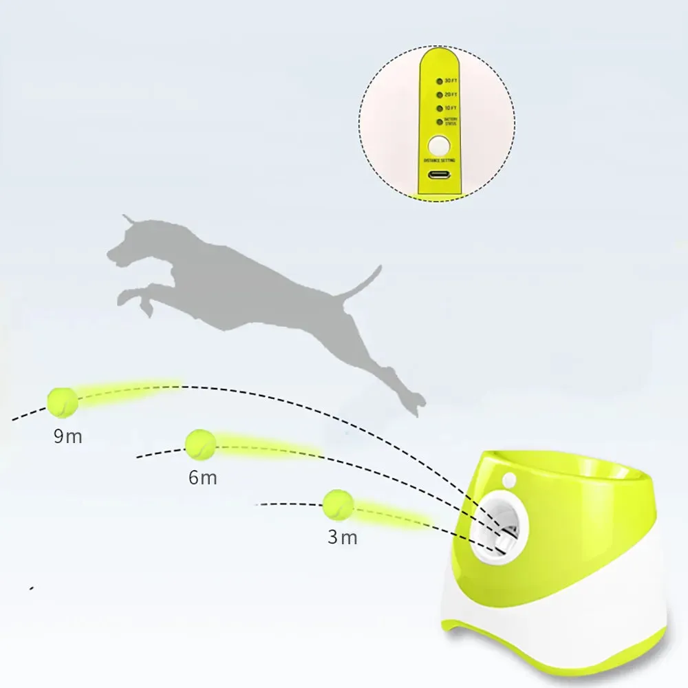 Automatic Dog Ball Launcher, Indoor/Outdoor Pet Toy