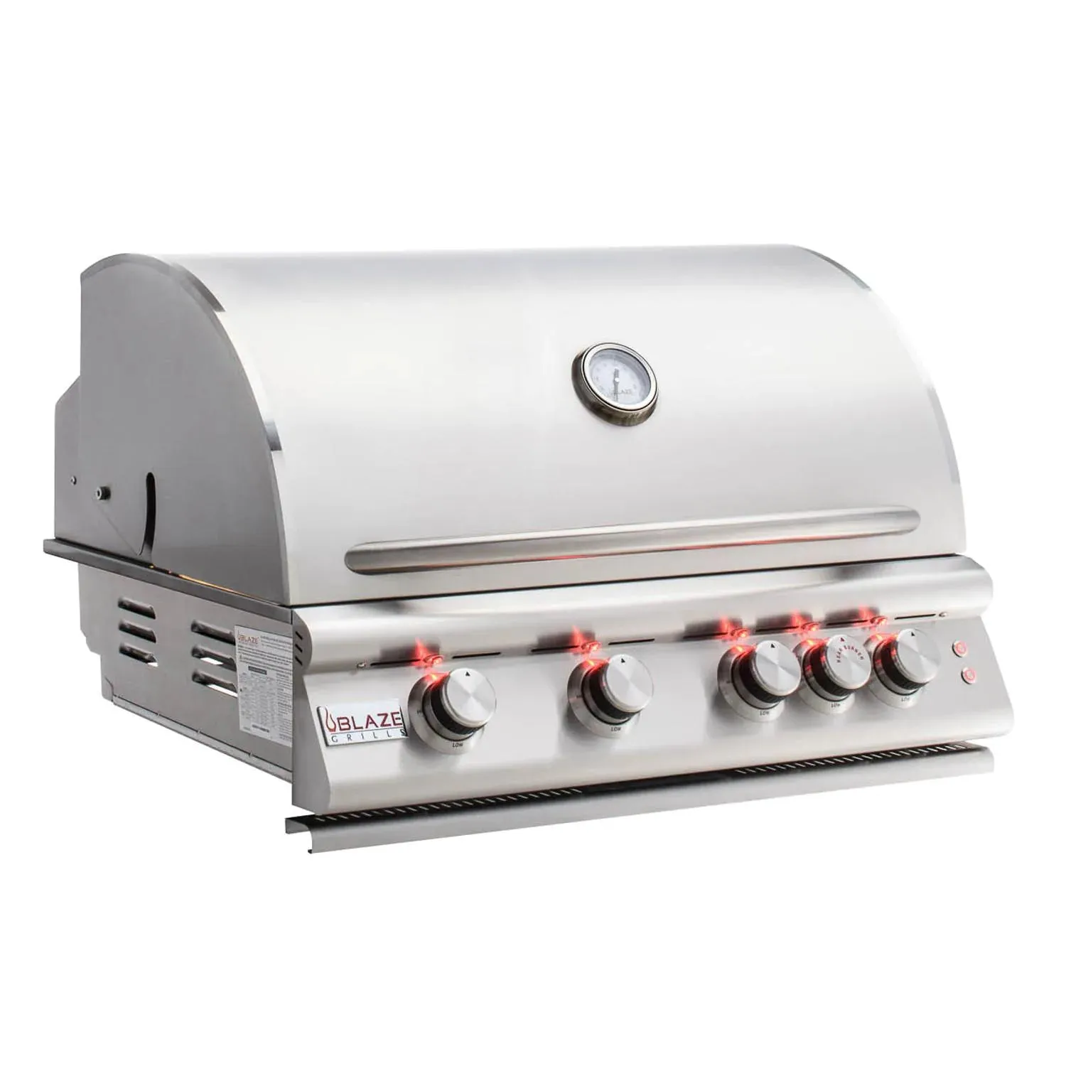 Blaze Premium LTE3 32" 4-Burner Propane Grill With Rear Infrared Burner & Grill Lights