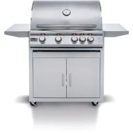Blaze Premium LTE3 32" 4-Burner Propane Grill With Rear Infrared Burner & Grill Lights
