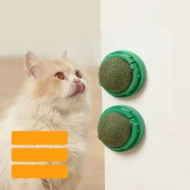 Catnip Wall Ball Toy & Snack