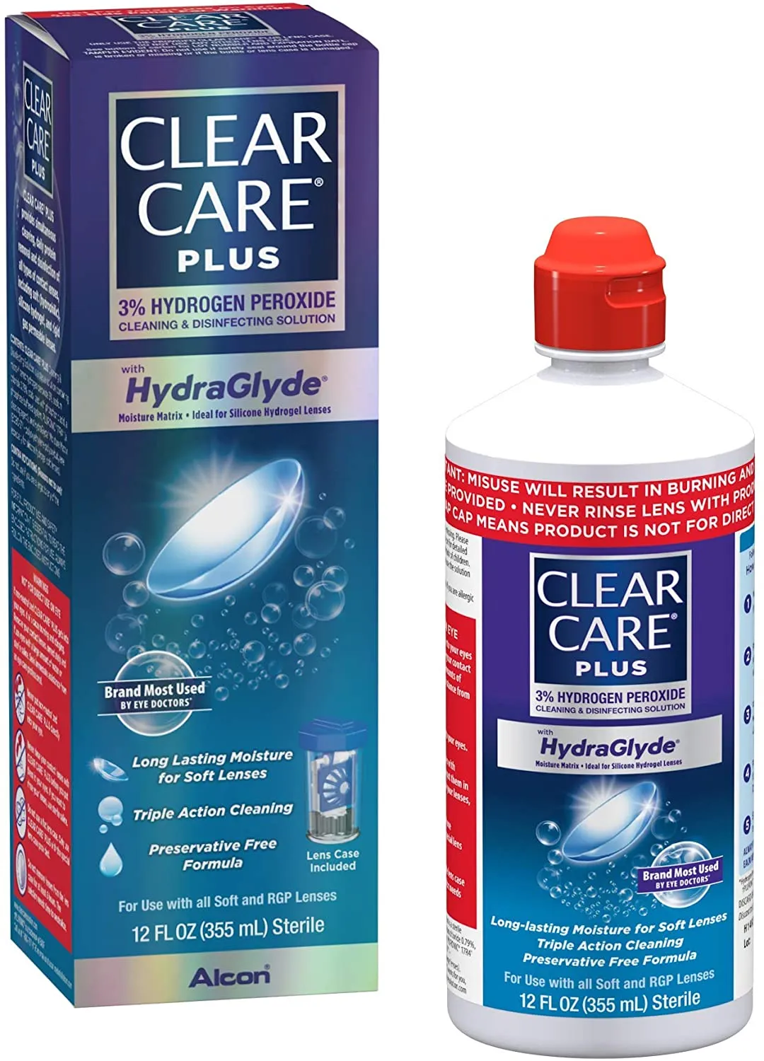 Clear Care Plus Cleaning and Disinfecting Solution