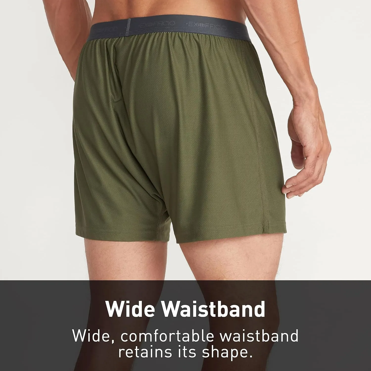 ExOfficio Men's Give-N-Go 2.0 Boxer - Breathable Durable Easy Care Travel Underwear