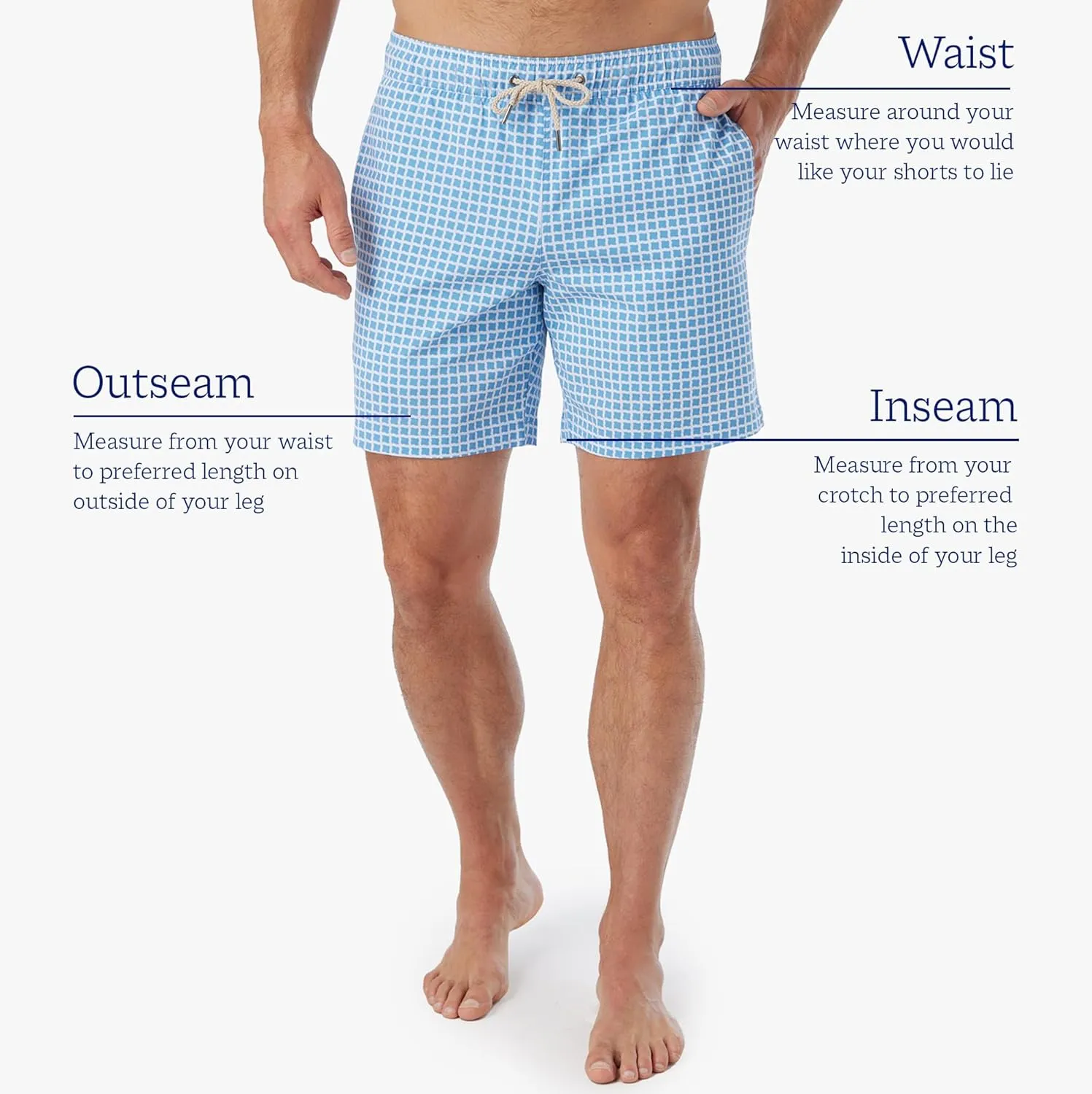 Fair Harbor The Bayberry Trunk ?C?C Men's Swim Suits with Liner, 7-inch Inseam ?C?C Anti-Chafe Classic fit Swim Trunks