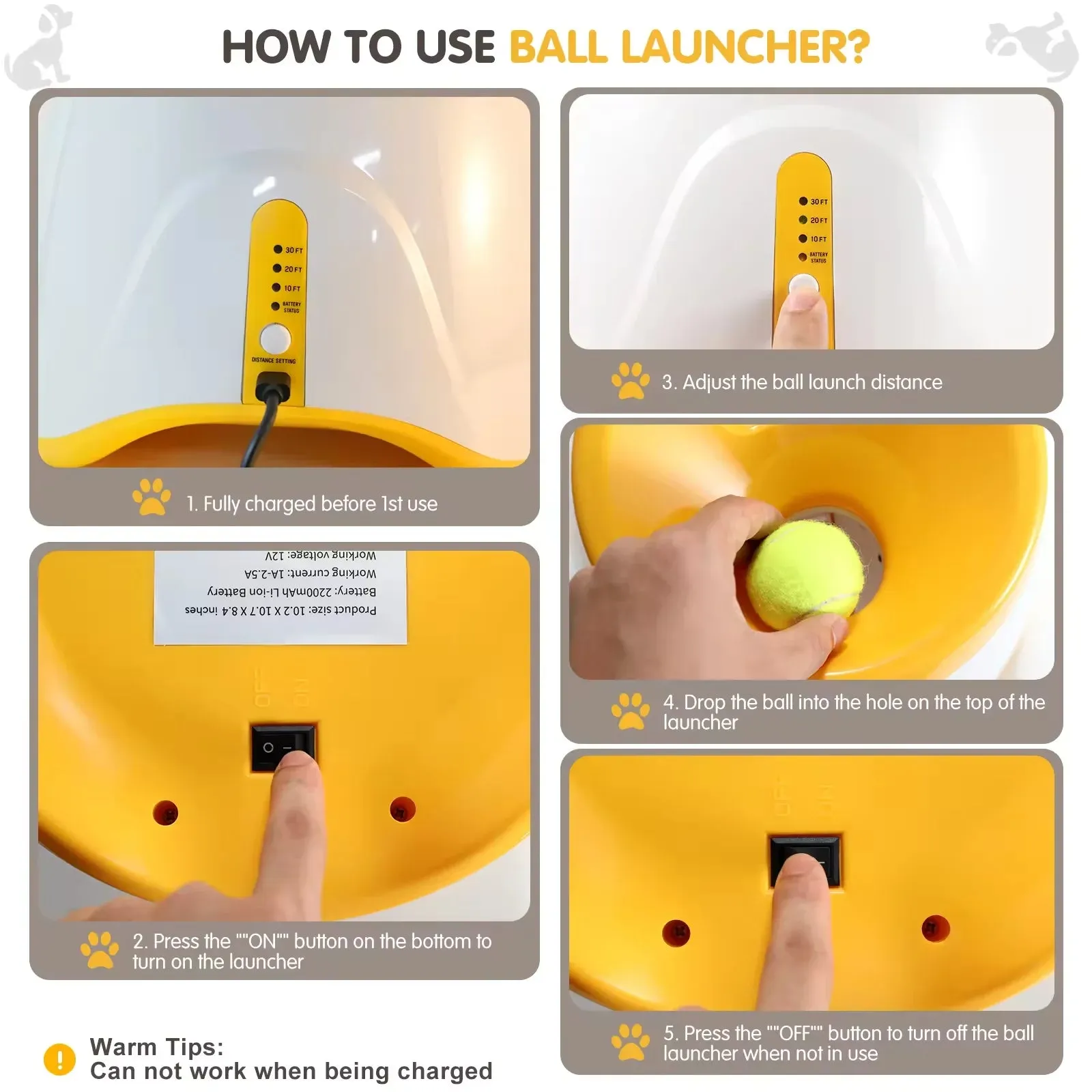 FetchMaster™ Pro - Automatic Ball Launcher