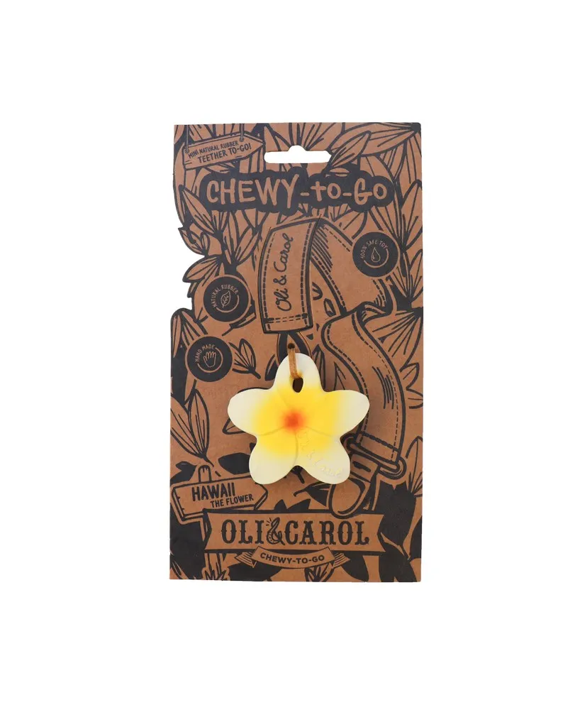 Flower Natural Rubber Teether