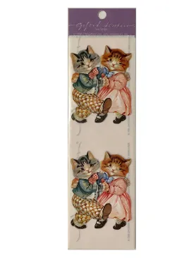 GIFTED LINE: Strips - Dancing Cat Stickers