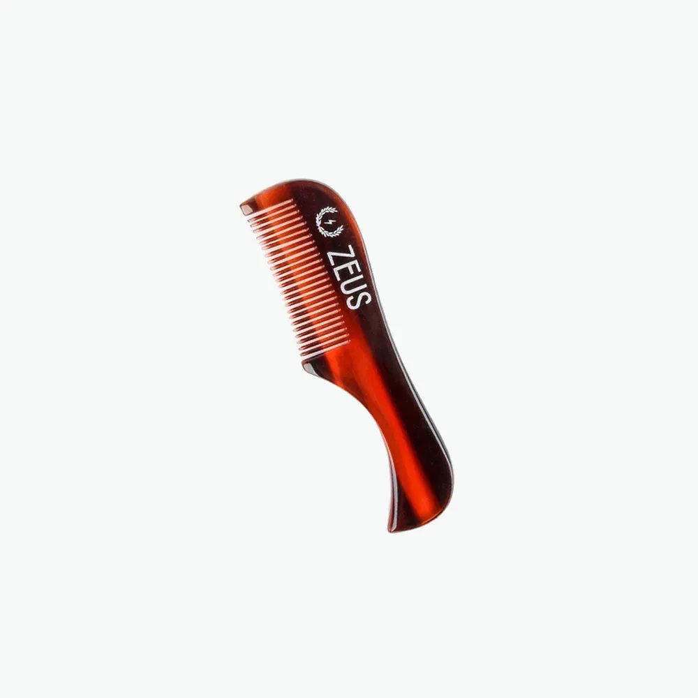 Handmade Saw-Cut Mustache Comb B11