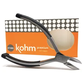 KOHM Podiatrist Toenail Clippers, Ingrown Toe Nail Clippers for Thick Nails - WHS-800 Large, Professional, Podiatrist, Heavy Duty Toenail Clippers for Seniors & Adults