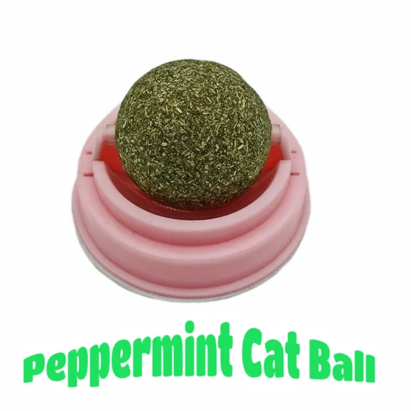 Pat and Pet Emporium | Pet Chew Toys | Catnip Ball | Wall Stick-on