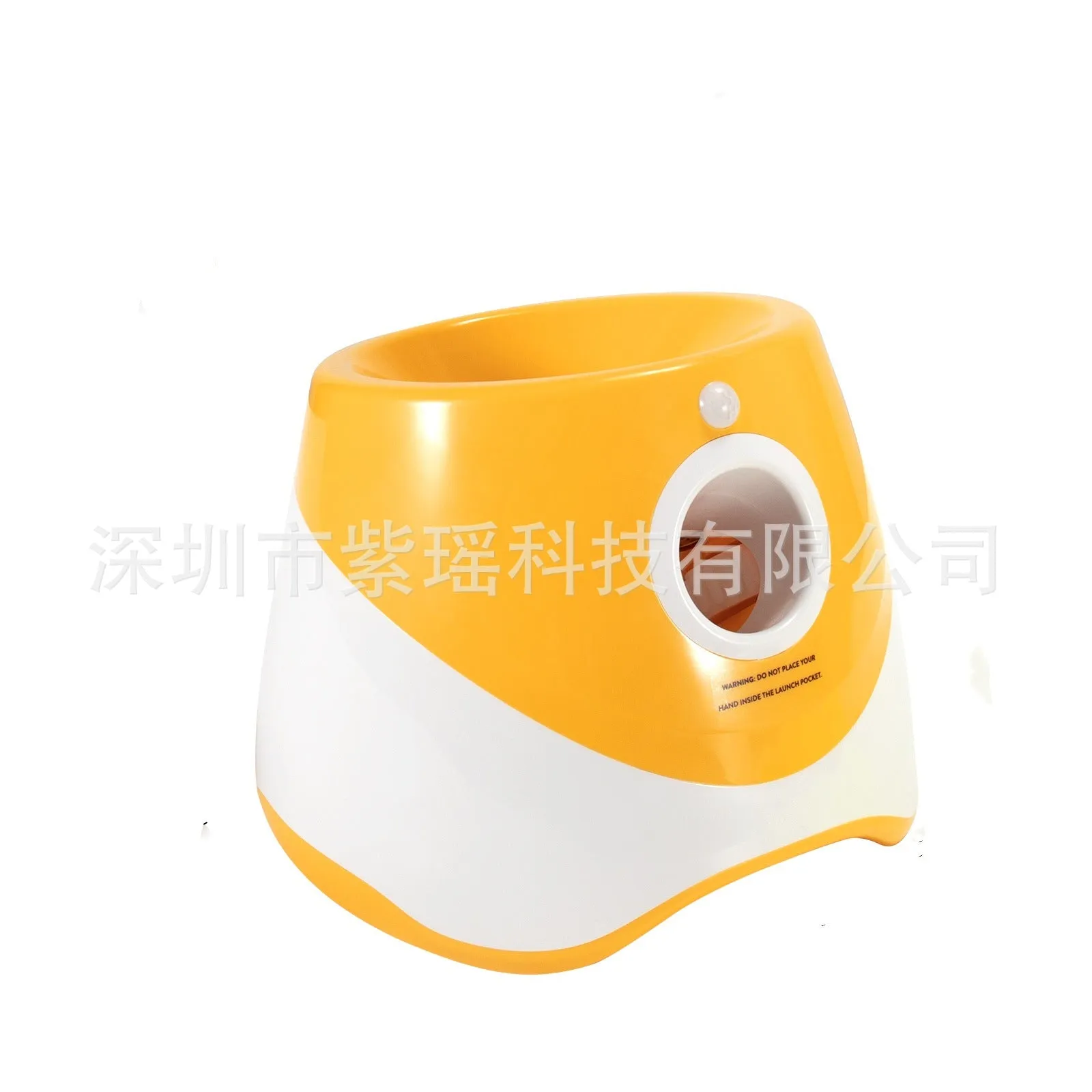 Pet dog automatic ball three-speed pitch red light work walking dog interactive toy ball thrower with charging indicator light