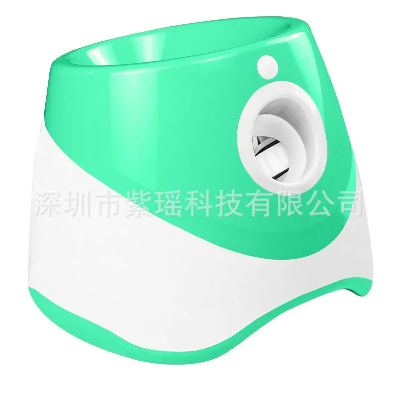 Pet dog automatic ball three-speed pitch red light work walking dog interactive toy ball thrower with charging indicator light