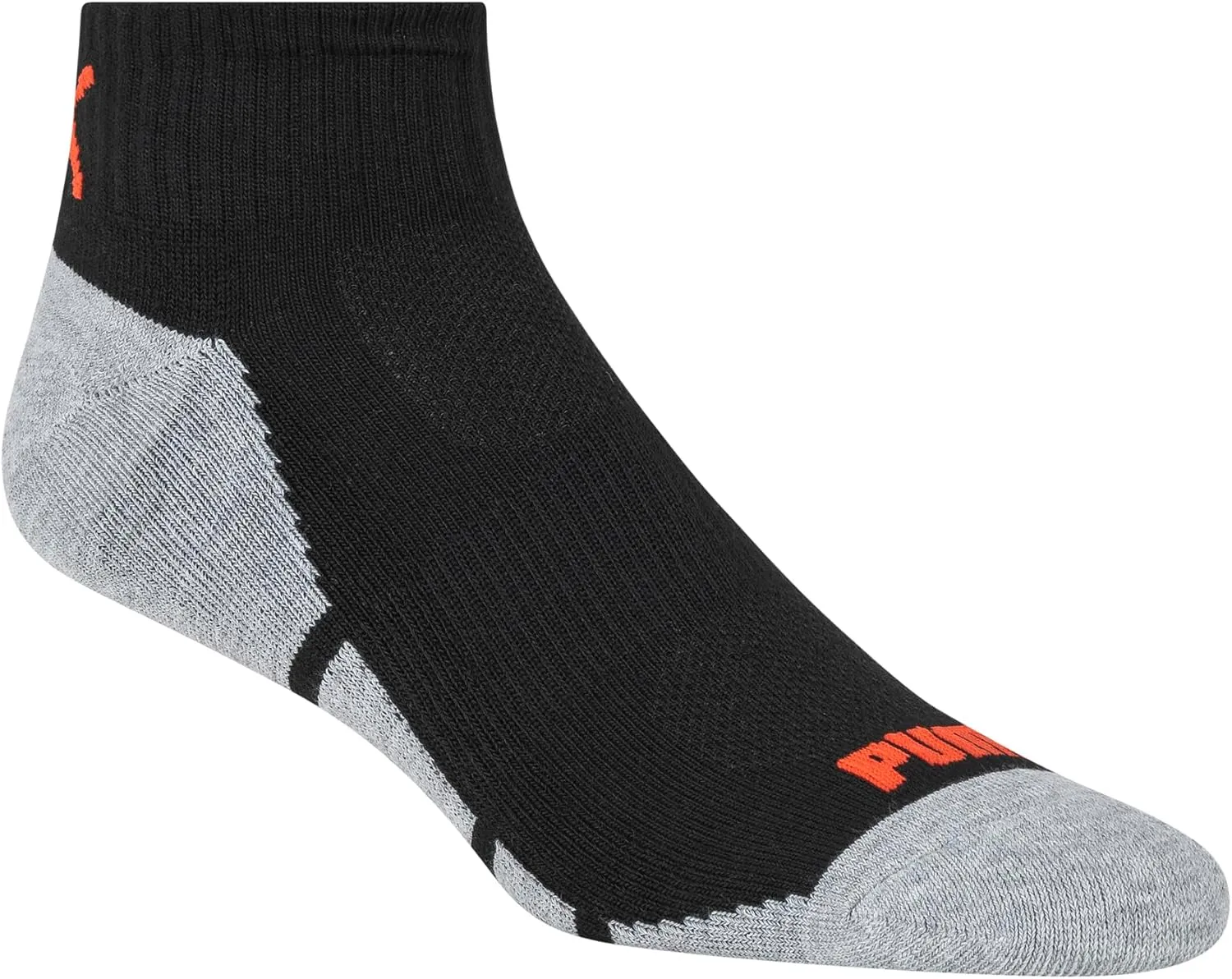 PUMA Men's 6 Pack Quarter Crew Socks