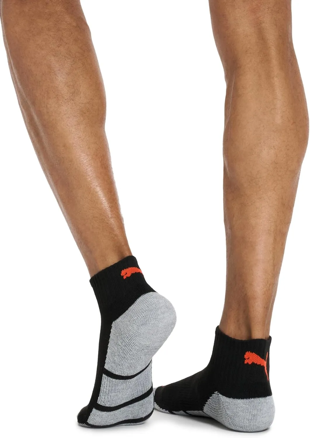 PUMA Men's 6 Pack Quarter Crew Socks