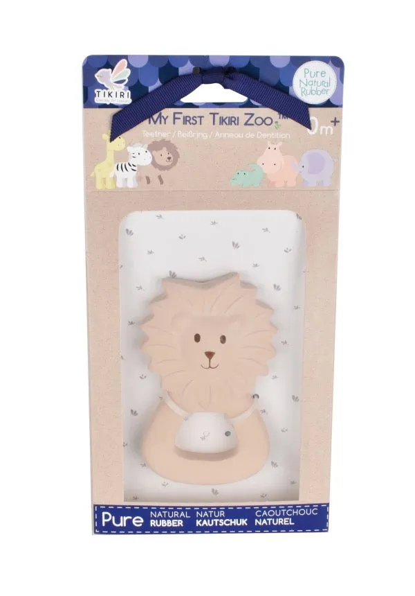 TIKIRI Rubber Lion Zoo Teether