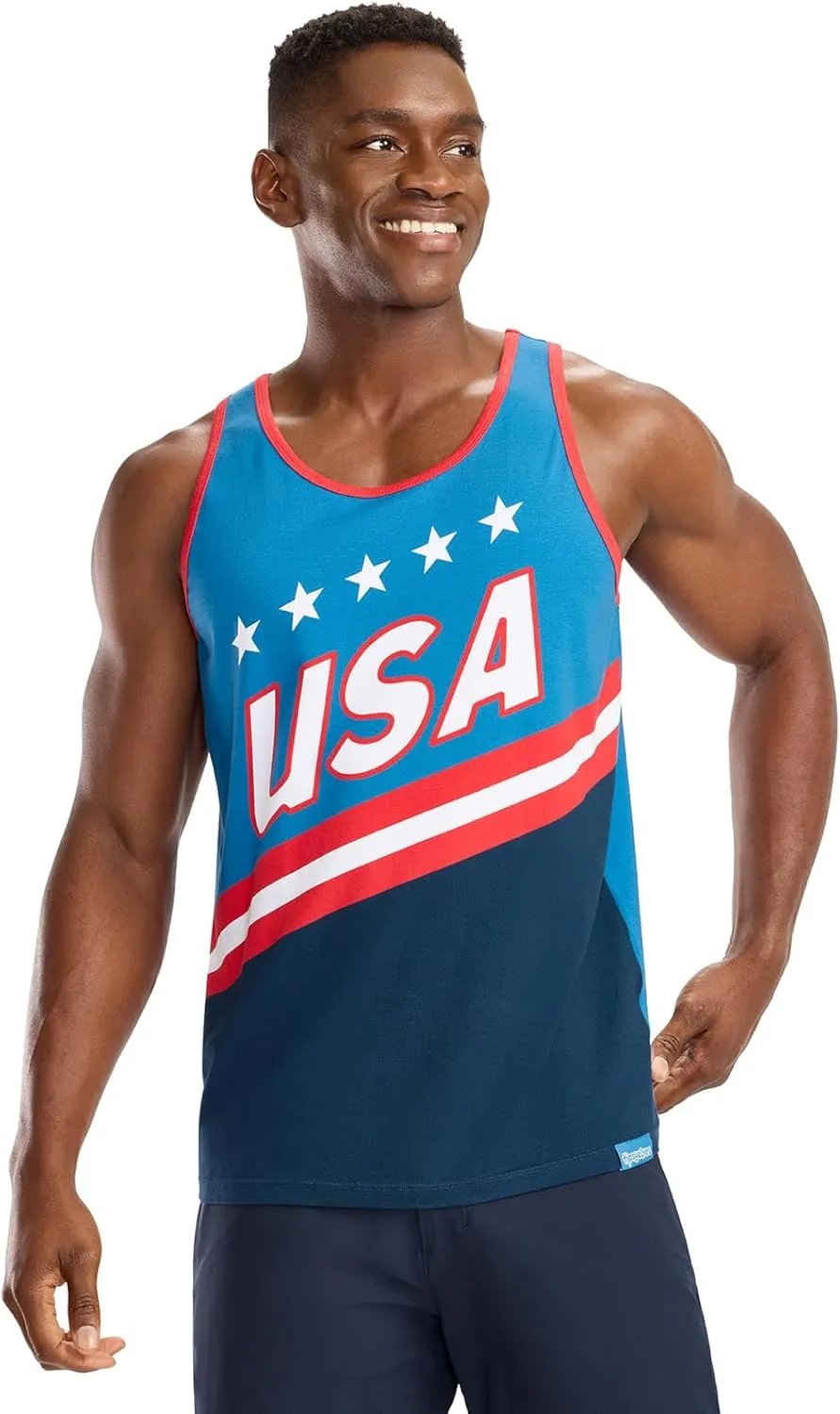 Tipsy Elves 4th of July Tank Tops Mens USA Sleeveless Shirts Retro Patriotic American Flag Tanks for Men