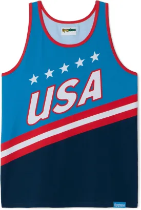 Tipsy Elves 4th of July Tank Tops Mens USA Sleeveless Shirts Retro Patriotic American Flag Tanks for Men