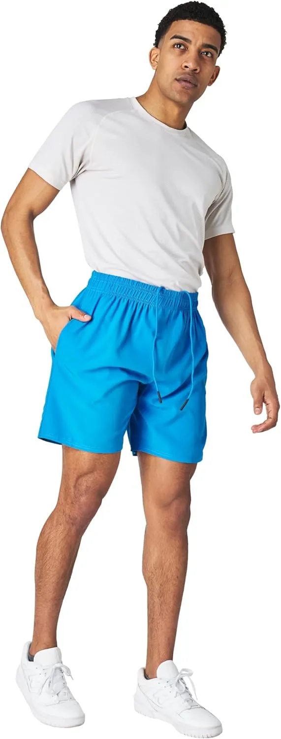 Ultra Performance Mens Workout Gym Shorts Men Casual 4 Pack Quick Dry Men's Athletic Running Shorts for Men 7 Inch Inseam