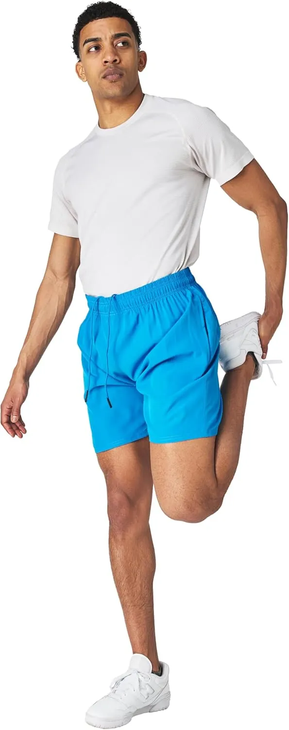 Ultra Performance Mens Workout Gym Shorts Men Casual 4 Pack Quick Dry Men's Athletic Running Shorts for Men 7 Inch Inseam