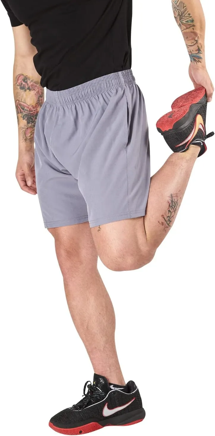 Ultra Performance Mens Workout Gym Shorts Men Casual 4 Pack Quick Dry Men's Athletic Running Shorts for Men 7 Inch Inseam